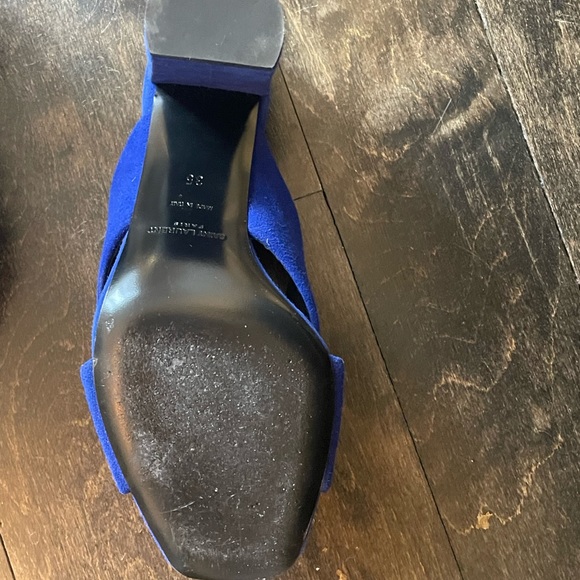 Saint Laurent suede Lou Lou Mules - Picture 4 of 5